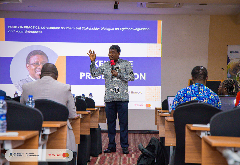 Prof. Justice N. Bawole lea ... with the regulatory stakeholders