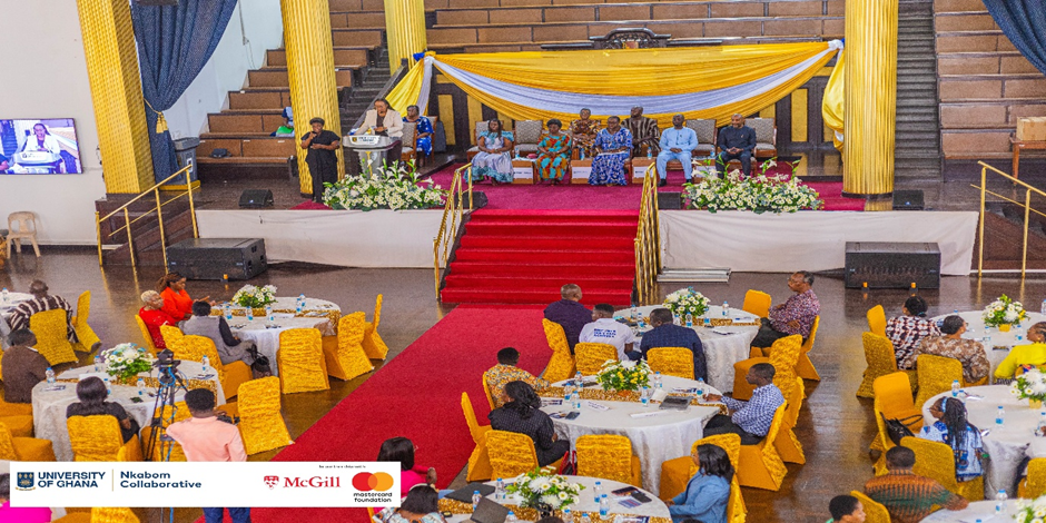A bird's eye-view of proceedings at Great Hall, UG during the launch event