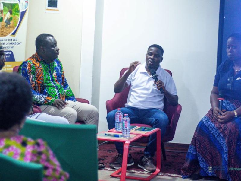 nkabom engagement with the press